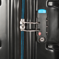 Alezar Advances Набор чемоданов Черный/Синий (20" 24" 28")